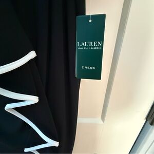 Ralph Lauren Black Dress with White Trim